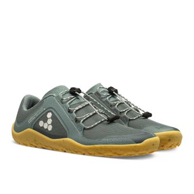 Vivobarefoot Primus Trail II Firm Ground - Hardloopschoenen Groen Dames - HAY793041